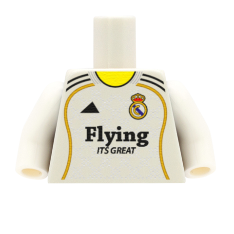 Personalised Real Madrid Shirt - Custom Design Minifigure Torso
