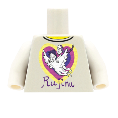 Rujinu Graphic T-Shirt - Custom Design Minifigure Torso