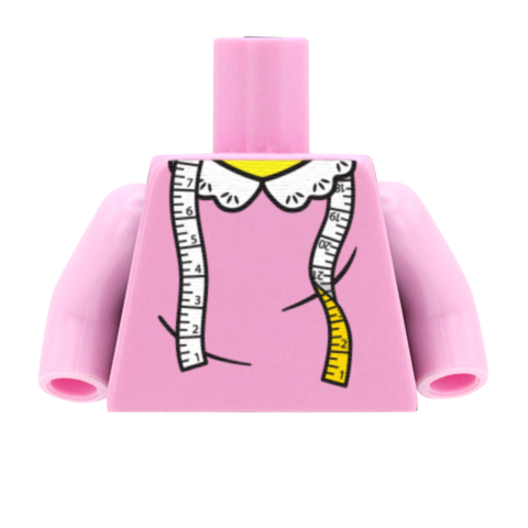 Seamstress Work Top - Custom Design Minifigure Torso