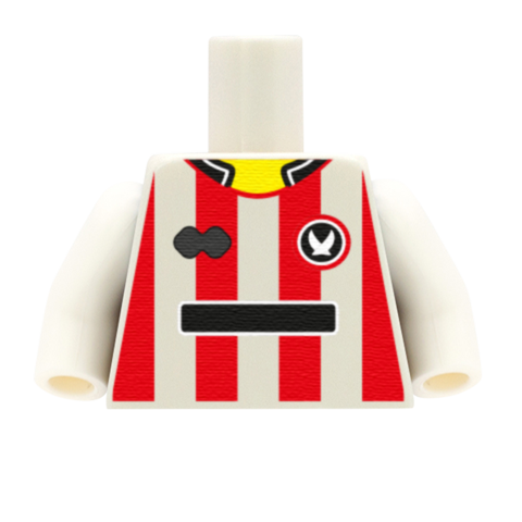 Personalised Sheffield United Shirt - Custom Design Minifigure Torso