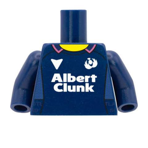 Personalised Scotland Rugby Shirt - Custom Design Minifigure Torso
