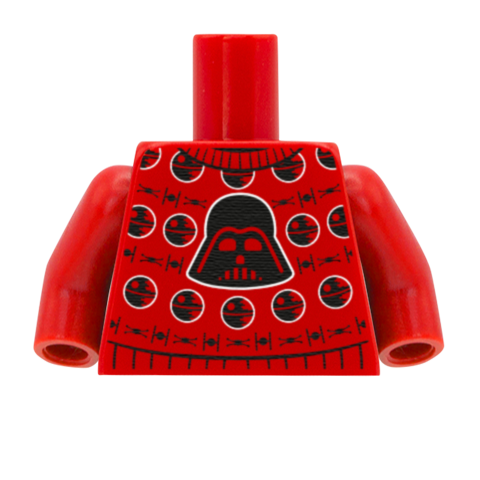 Space Villain Christmas Jumper - Custom Design Minifigure Torso