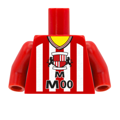 Personalised Sunderland Shirt - Custom Design Minifigure Torso