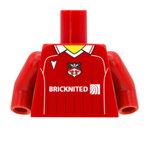 Personalised Wrexham Shirt - Custom Design Minifigure Torso