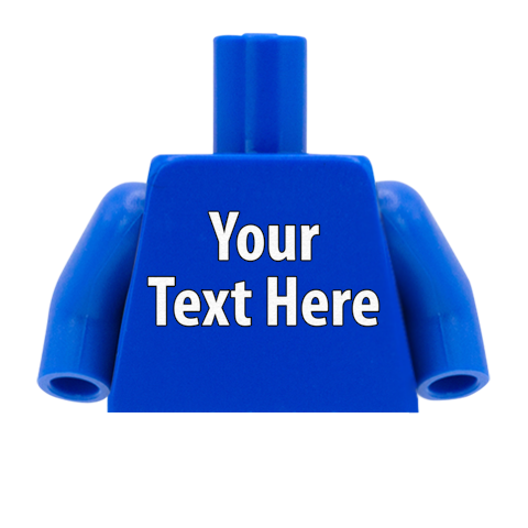 Personalised LEGO Minifigure Torso