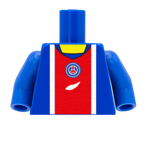 Personalised PSG Shirt - Custom Design Minifigure Torso