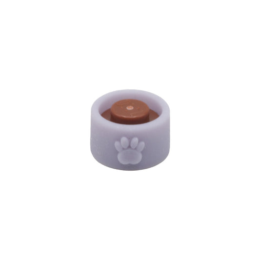 3D Printed Minifigure Accessory - Pretend "Pet Food Bowl" - Genuine LEGO 1x1 Stud