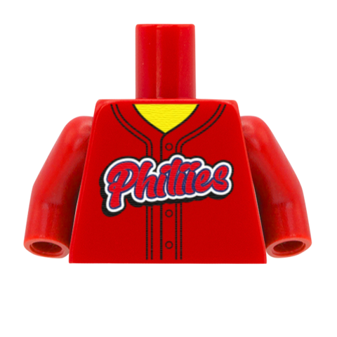 Philadelphia Phillies (National League) - Custom Design Minifigure Torso
