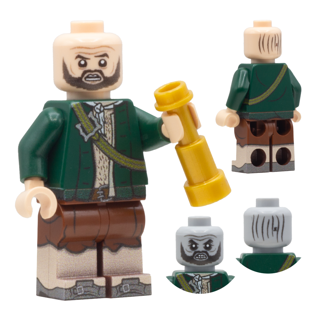 Pintel and Ragetti from Pirates of the Caribbean - Custom Design LEGO Minifigures