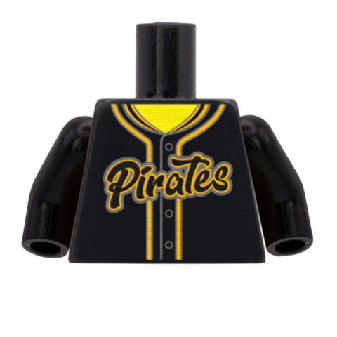 Pittsburgh Pirates (National League) - Custom Design Minifigure Torso