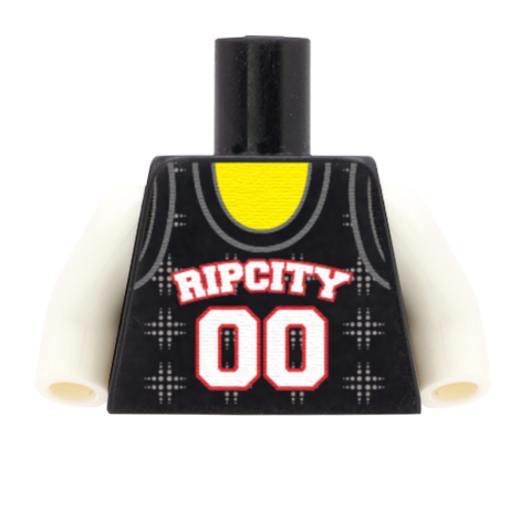 Portland Trail Blazers (West Conference) - Custom Design Minifigure Torso