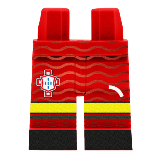 2026 Portugal Football Shorts - Custom Minifigure Legs