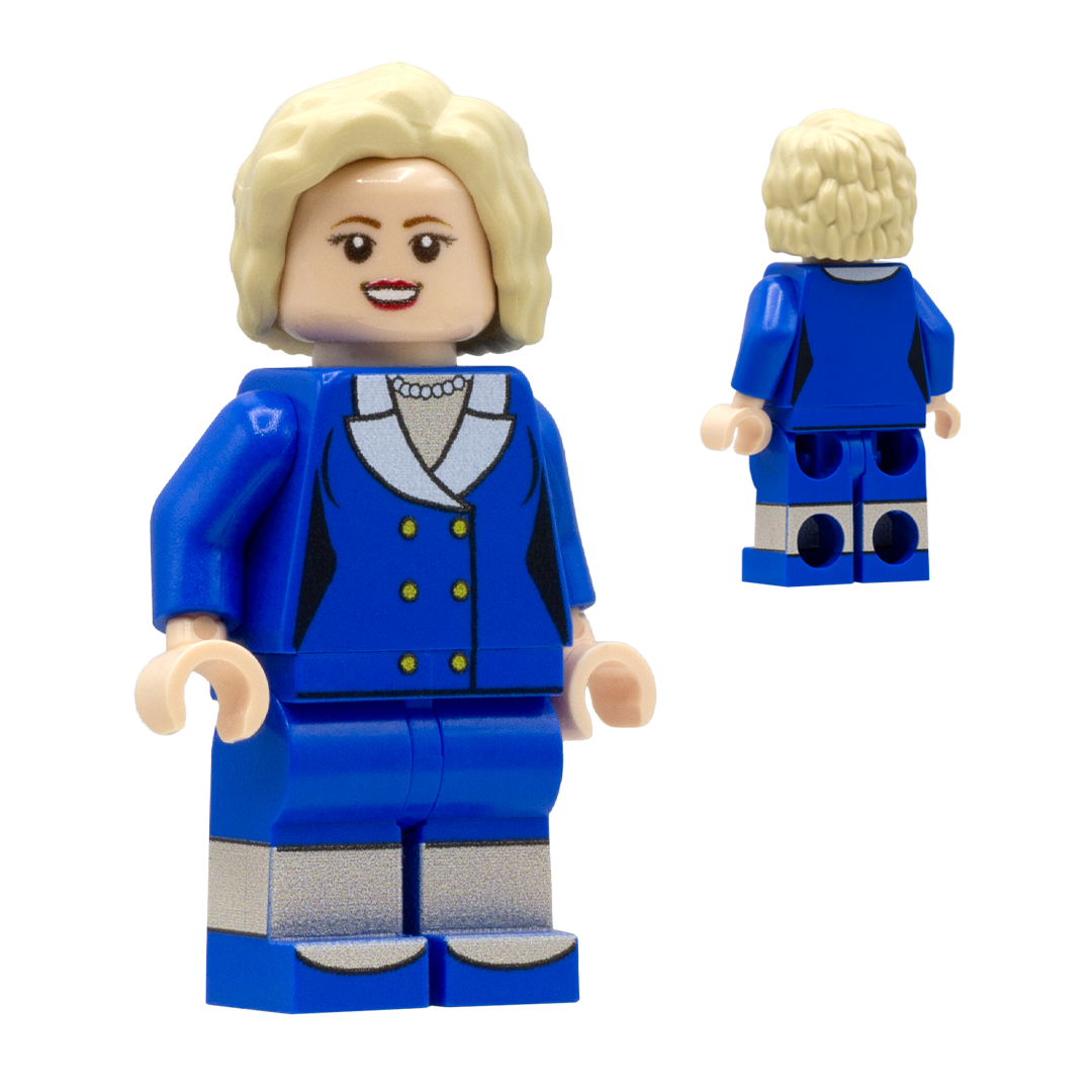 Lady Diana / Princess Diana - Custom Design LEGO Minifigure, the Queen of Hearts