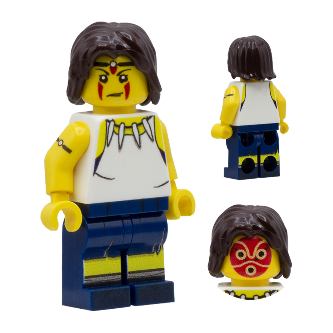 Princess Mononoke - San - Custom Design LEGO Minifigure