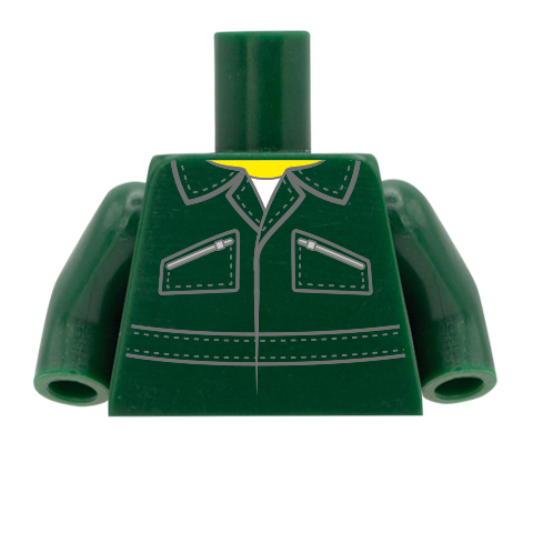 Boiler Suit - Custom Design Minifigure Torso