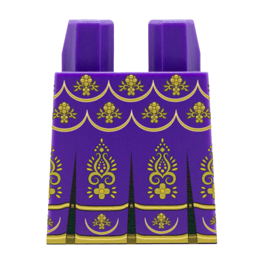 Purple Lehenga Choli Dress Skirt - Custom Design Lego Brick Skirt