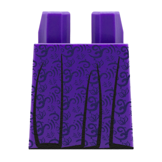 Purple Vintage Dress Skirt - Custom Design Lego Brick Skirt