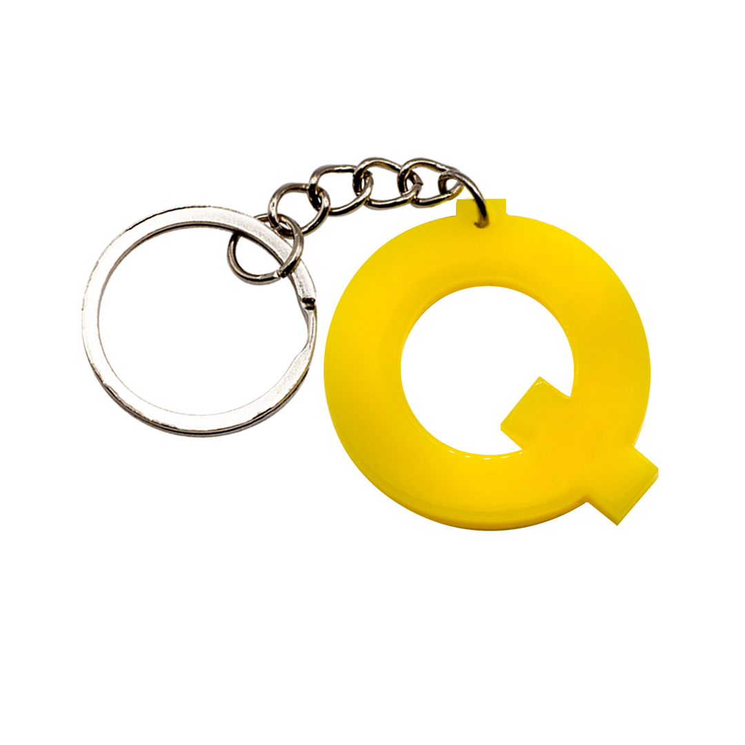 LEGO Acrylic Letter Keychain