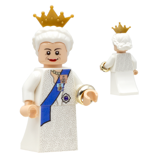 Queen of England (Queen Elizabeth II) - Custom Design LEGO Minifigure