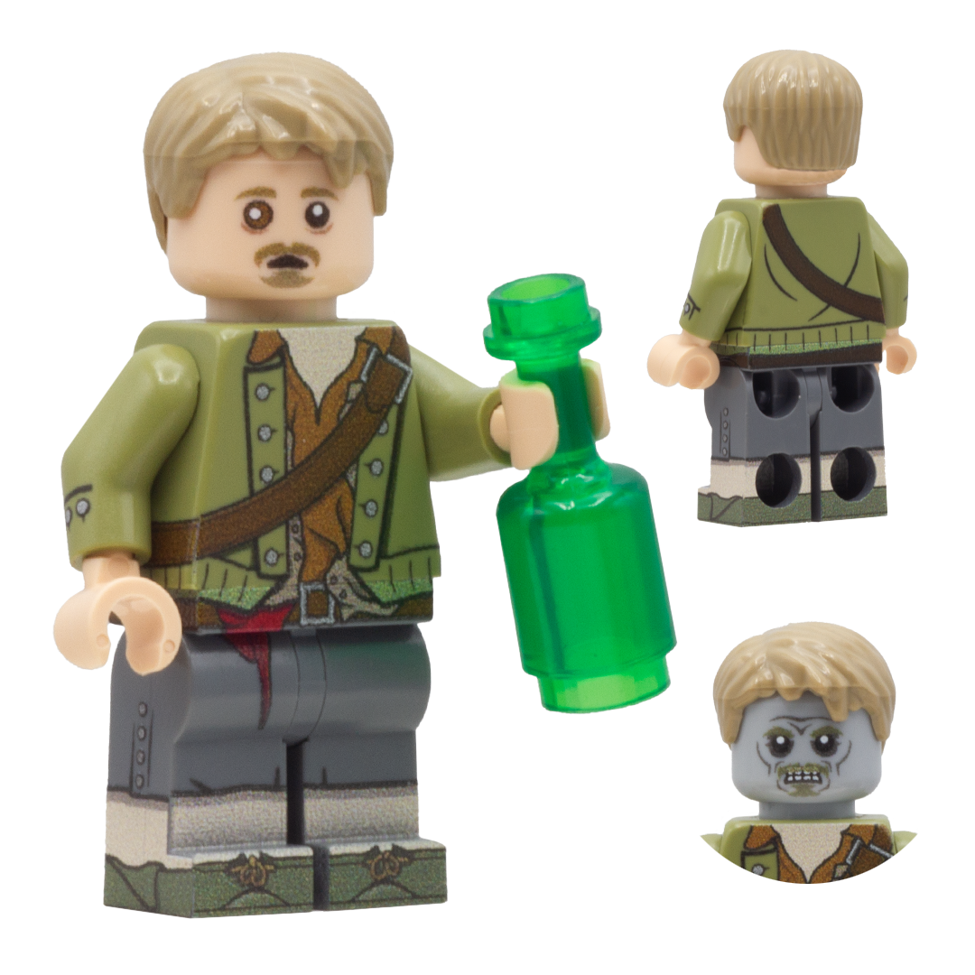 Pintel and Ragetti from Pirates of the Caribbean - Custom Design LEGO Minifigures