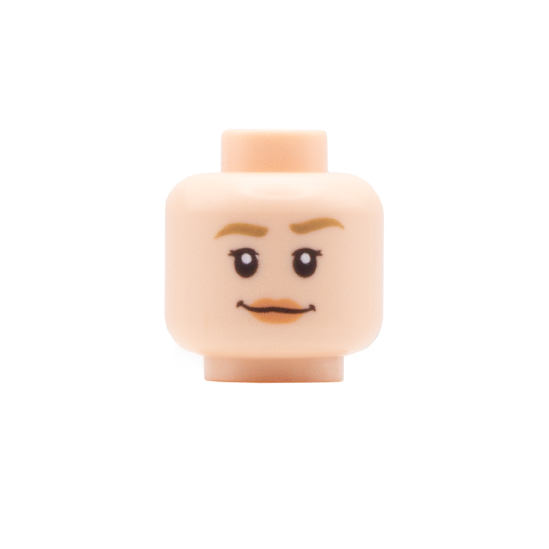 Raised Eyebrows Shocked / Knowing Smile - LEGO Minifigure Head ...