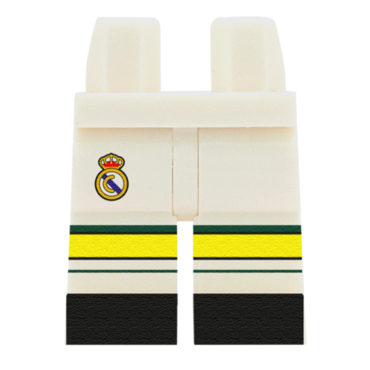 Real Madrid Football Shorts - Custom Minifigure Legs