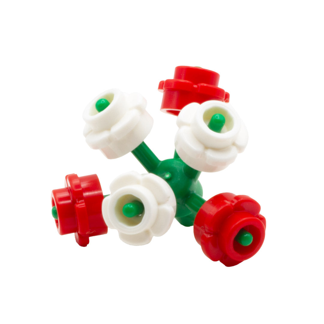 LEGO Bunch of Red and White Flowers - Minifigure Accessory