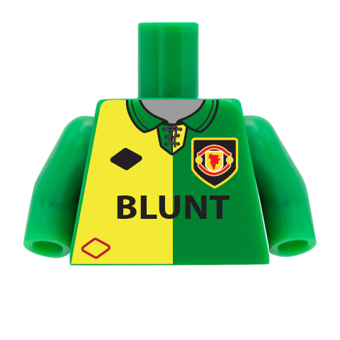 Retro Manchester United Football Shirt - Custom Design Minifigure Tors ...