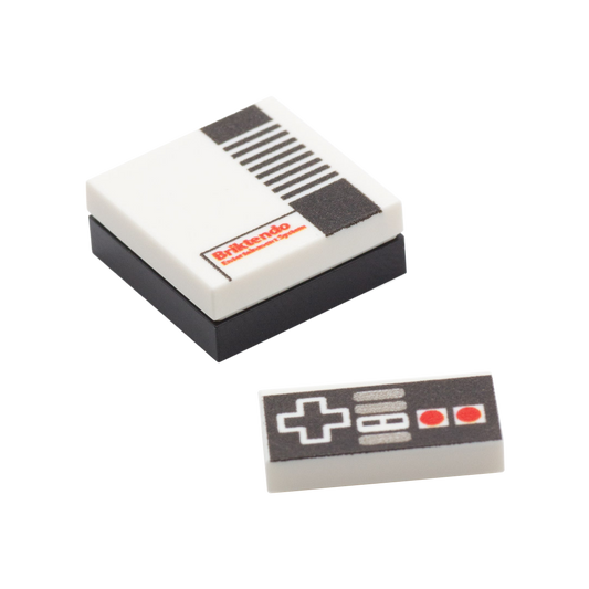 Retro Games Console and Controller (Briktendo) - Custom Design Tiles