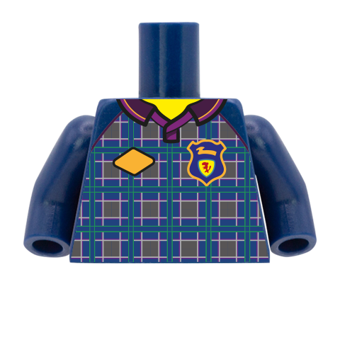 Retro Scotland Football Shirt - Custom Design Minifigure Torso