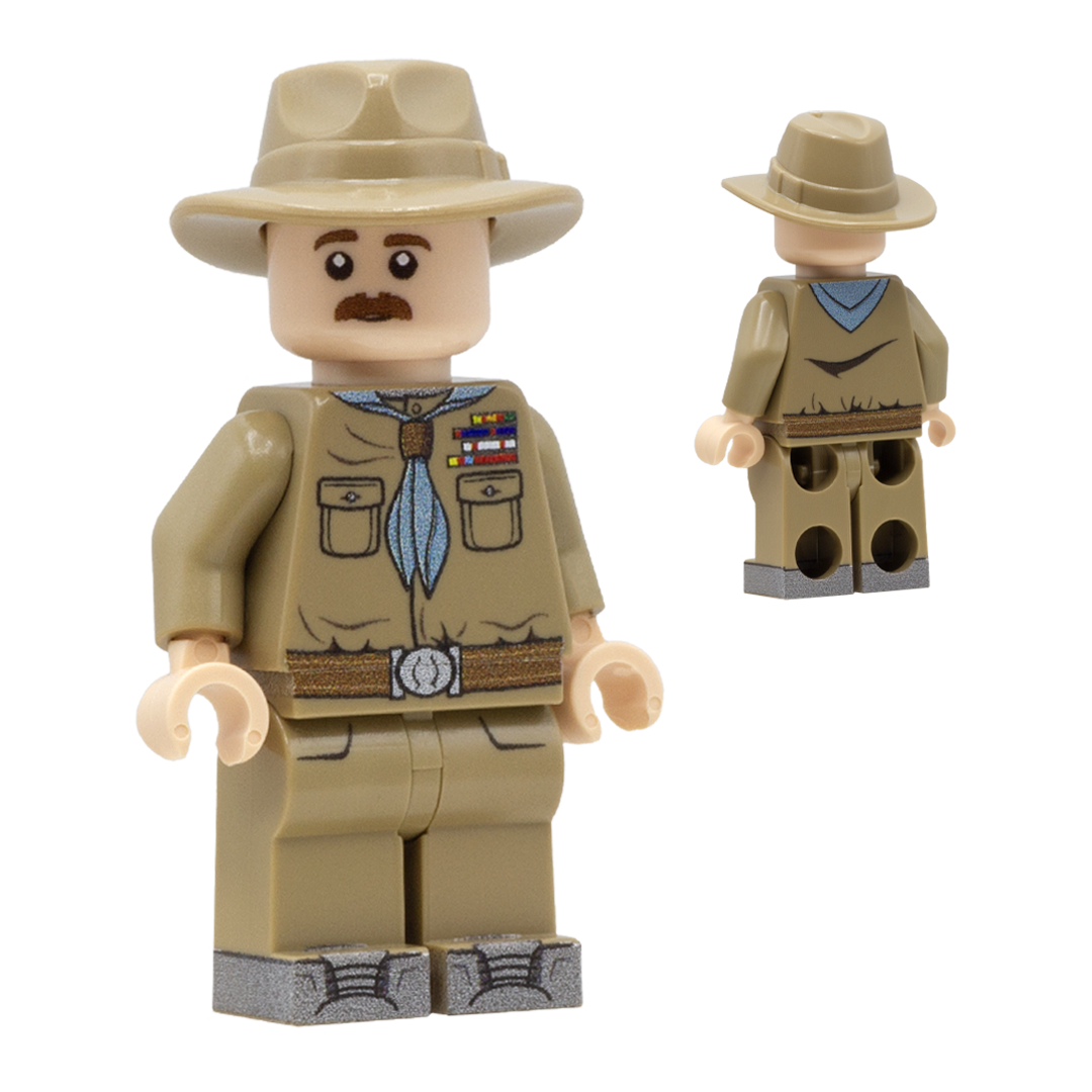 Robert Baden Powell - Custom Design LEGO Minifigure