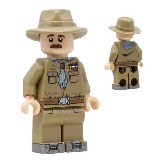 Robert Baden Powell - Custom Design LEGO Minifigure
