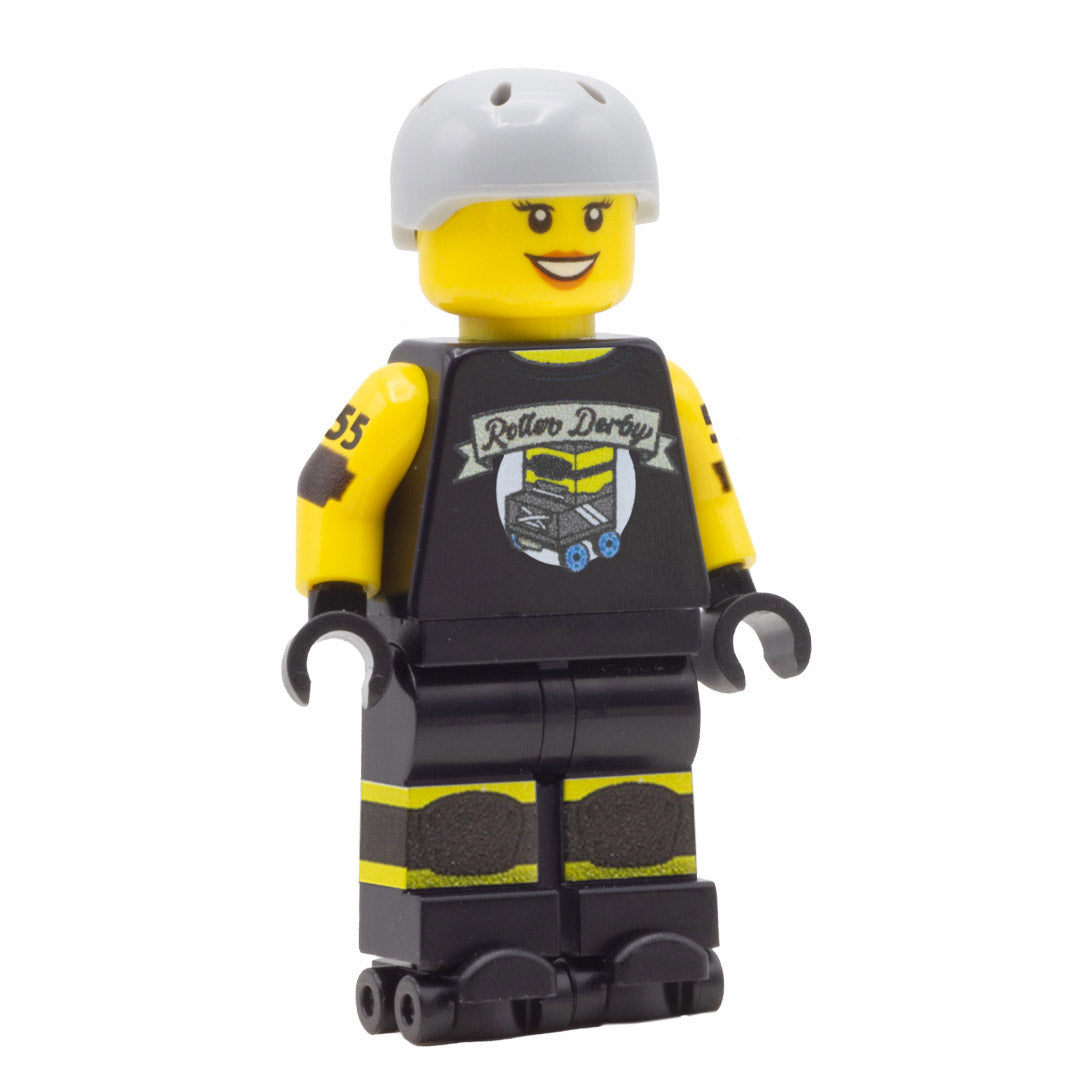 Customisable Roller Derby Minifigs - Custom Printed LEGO Minifigures