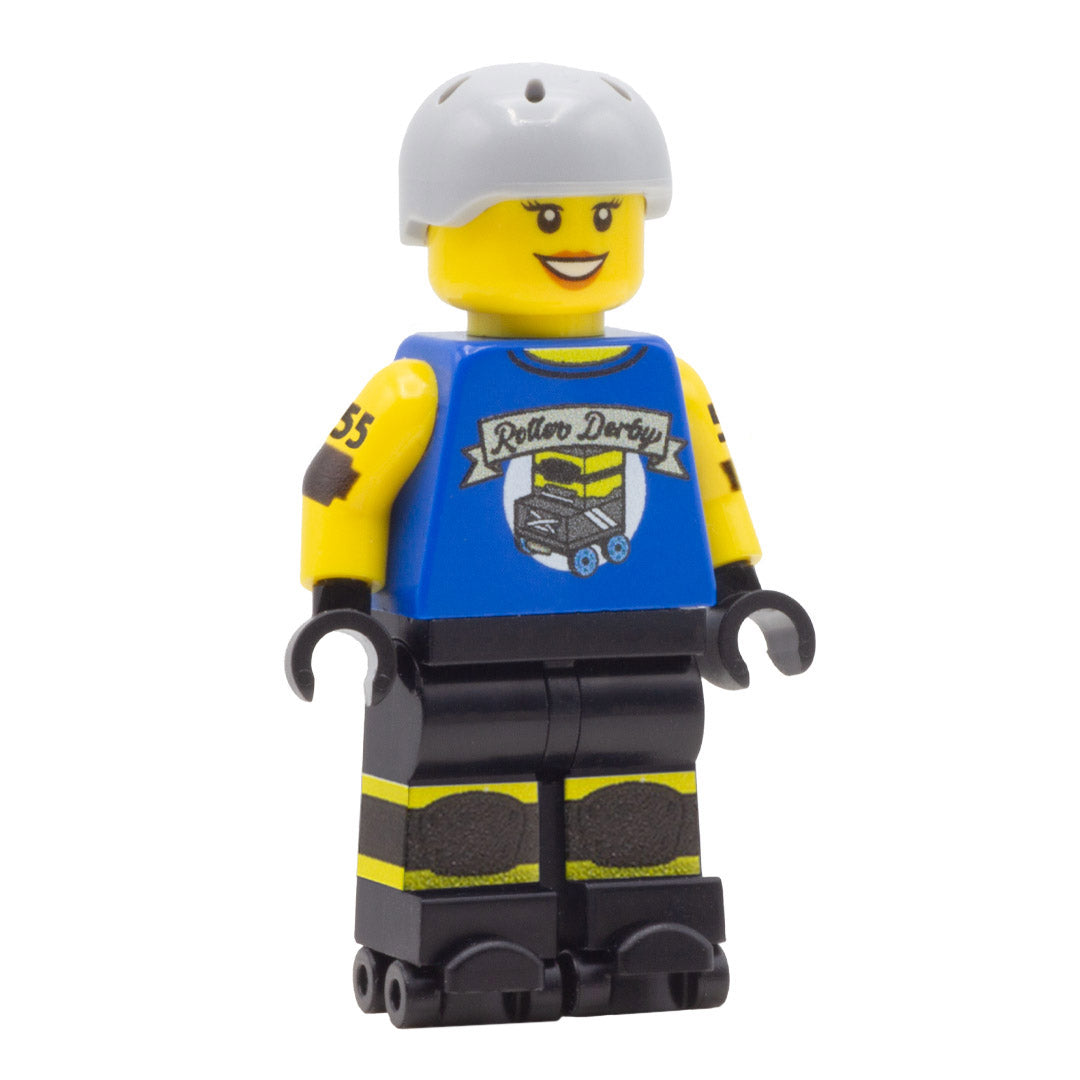 Customisable Roller Derby Minifigs - Custom Printed LEGO Minifigures