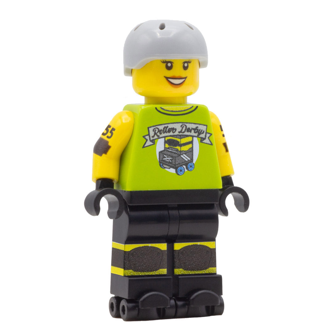 Customisable Roller Derby Minifigs - Custom Printed LEGO Minifigures