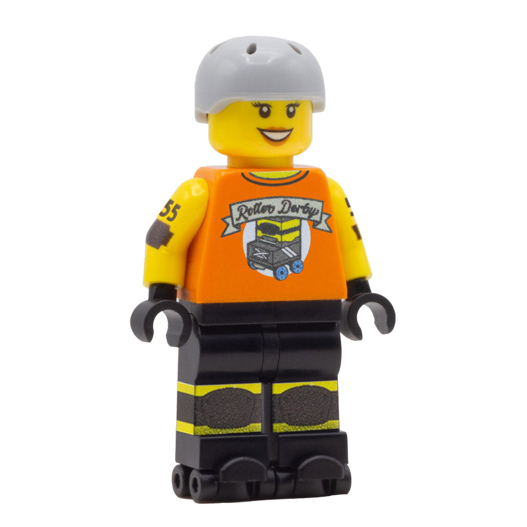 Customisable Roller Derby Minifigs - Custom Printed LEGO Minifigures