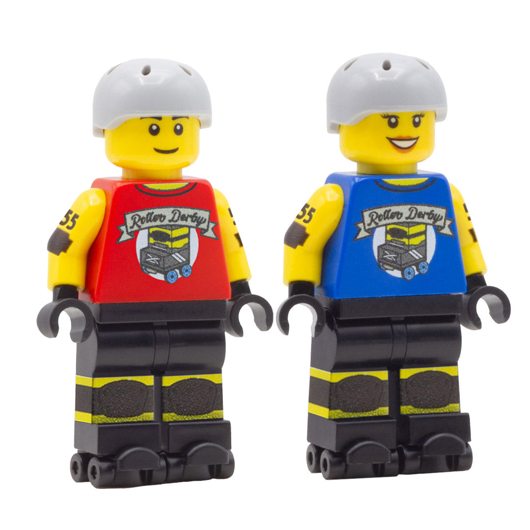 Customisable Roller Derby Minifigs - Custom Printed LEGO Minifigures