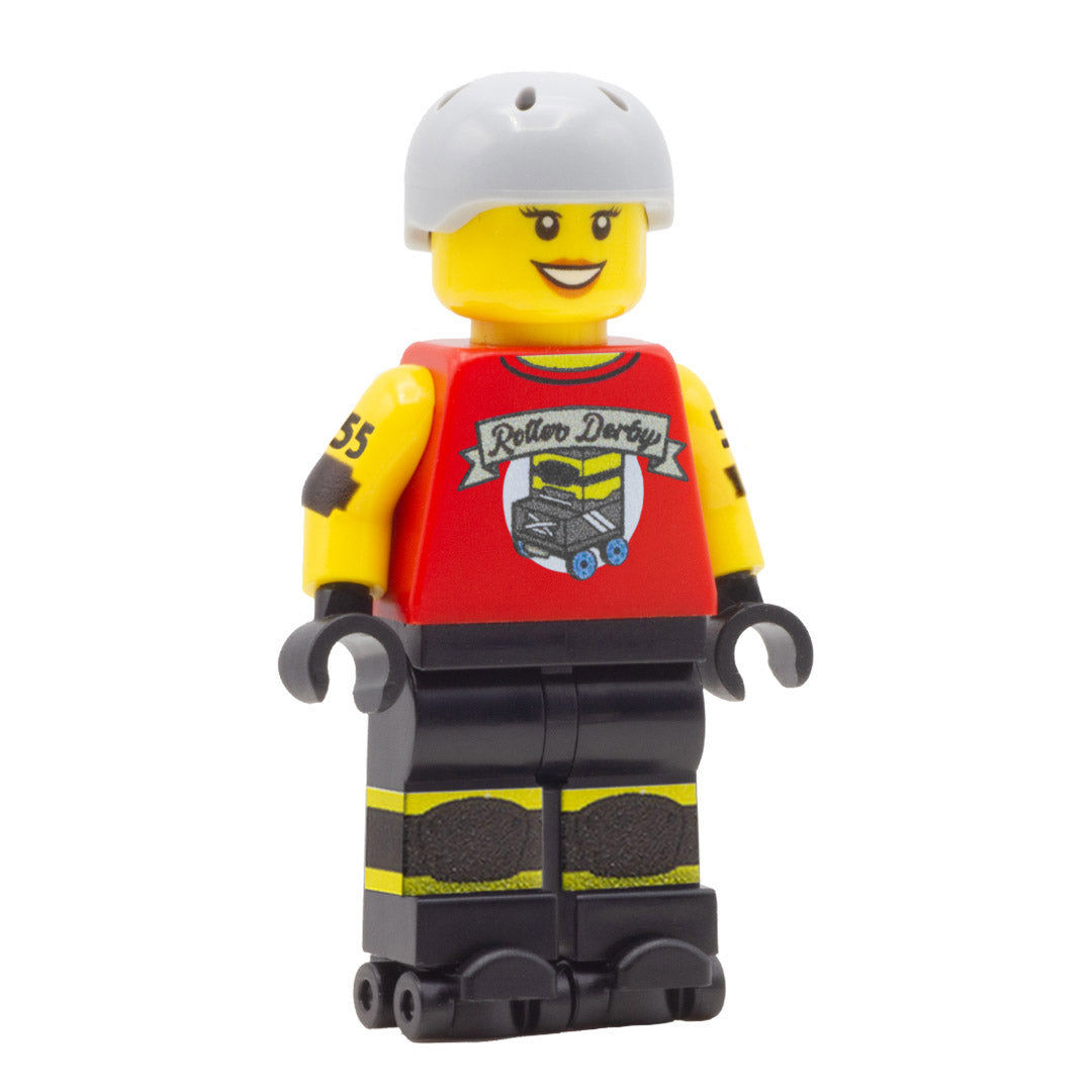 Customisable Roller Derby Minifigs - Custom Printed LEGO Minifigures