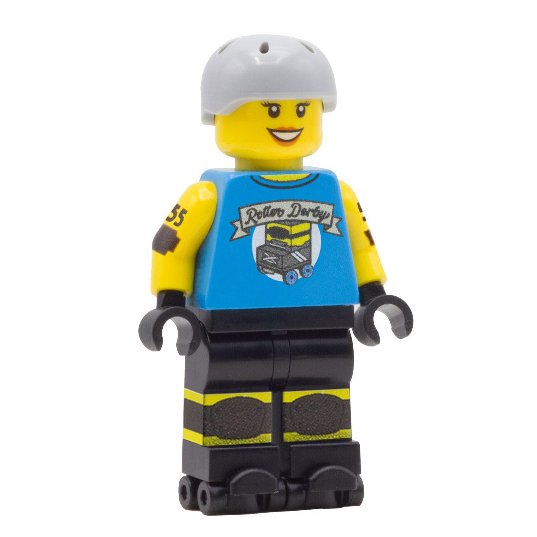 Customisable Roller Derby Minifigs - Custom Printed LEGO Minifigures