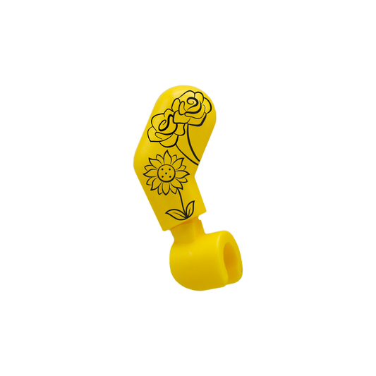 Roses and Sunflower Tattoo  - Custom Design Minifigure Arm