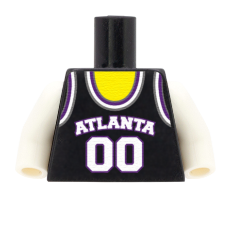 Sacramento Kings (West Conference) - Custom Design Minifigure Torso
