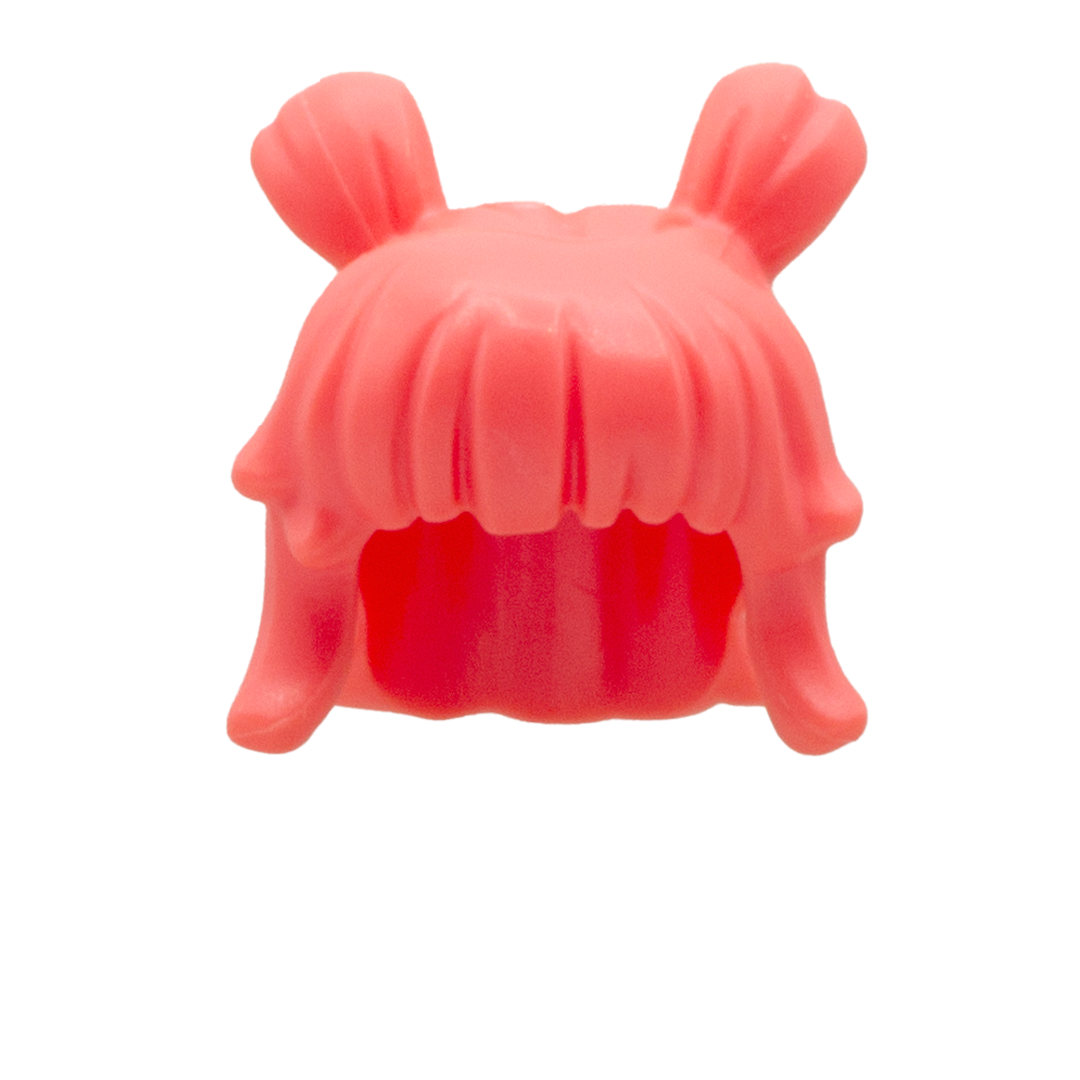 Bright Pink LEGO Minifigure Hair