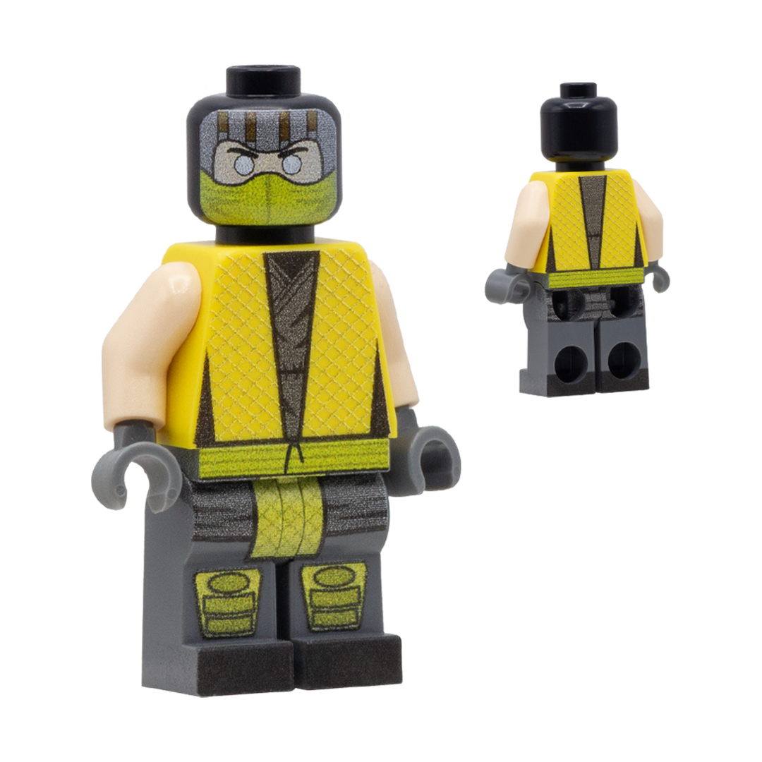 Mortal Kombat - Scorpion - Custom Design LEGO Minifigure