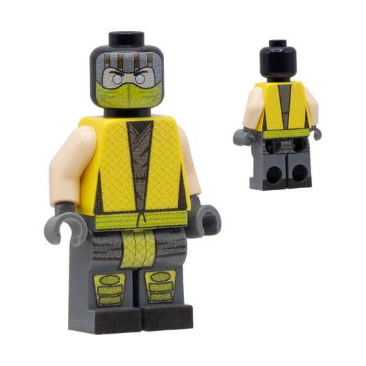 Mortal Kombat - Scorpion - Custom Design LEGO Minifigure