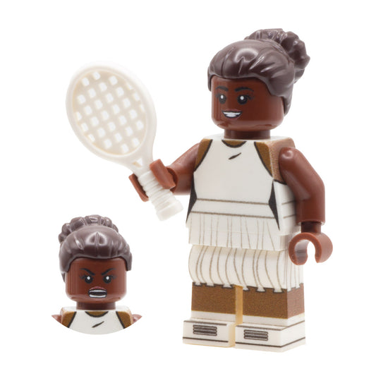 Serena the Tennis Champ - Custom Design Minifigure