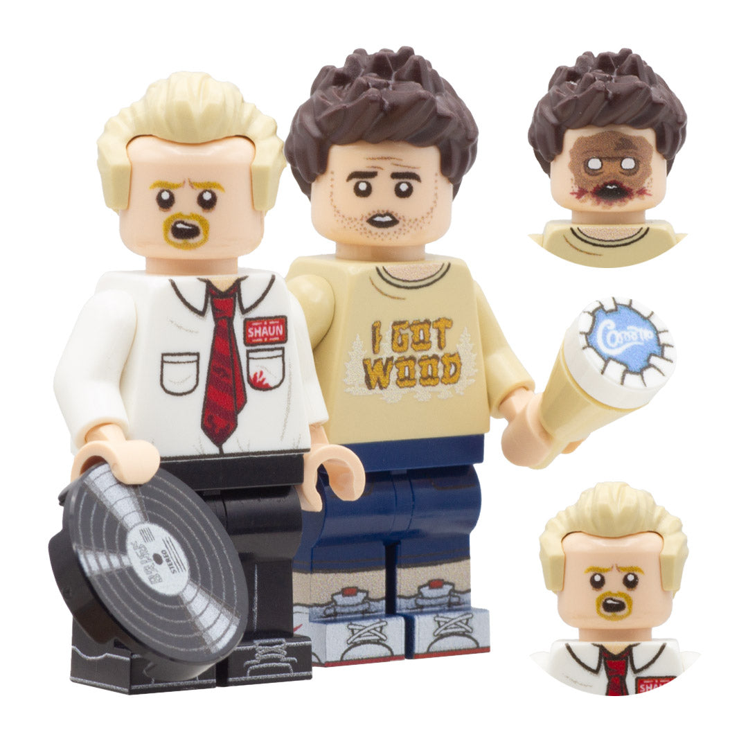Shaun of the Dead - Custom Design LEGO Minifigures