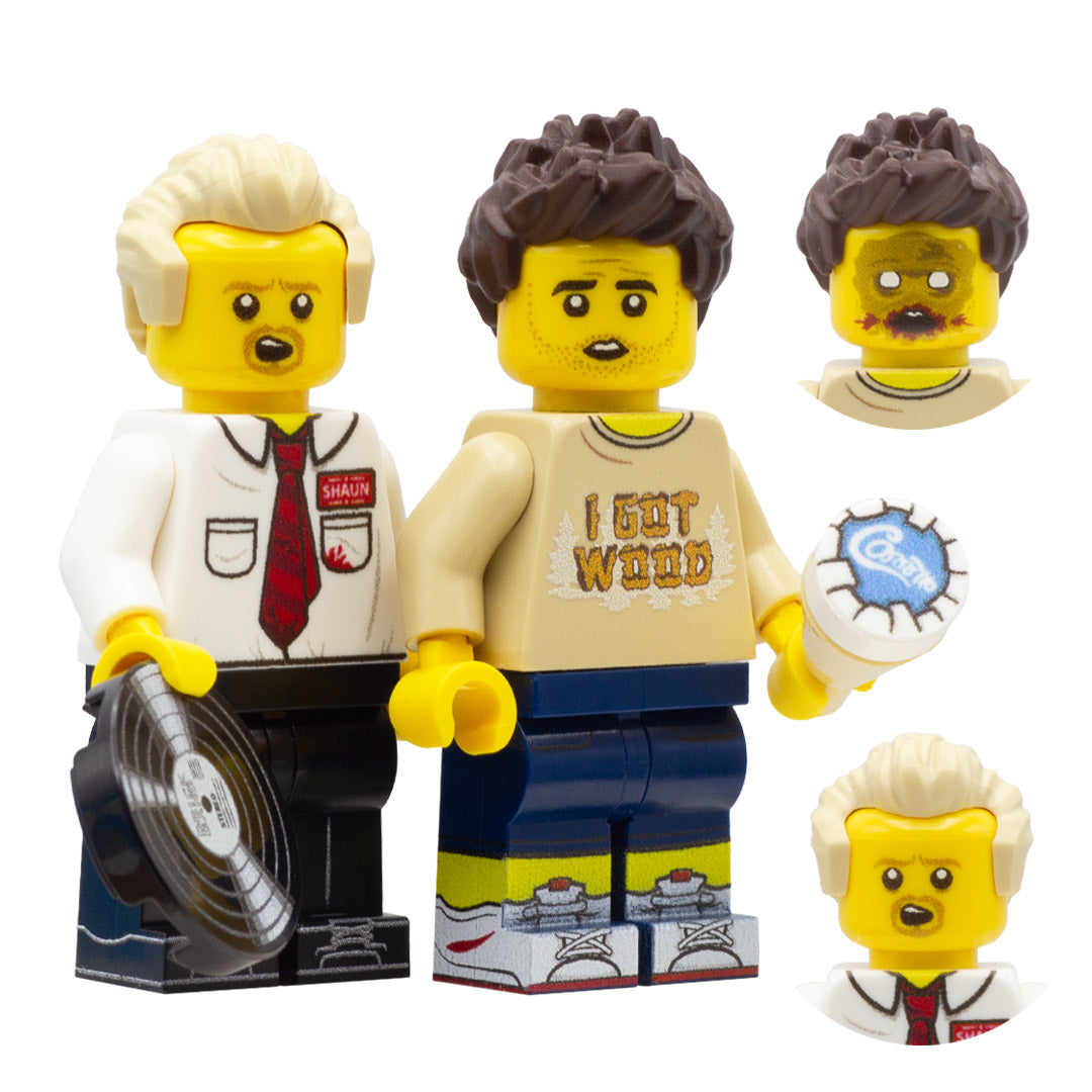 Shaun of the Dead - Custom Design LEGO Minifigures