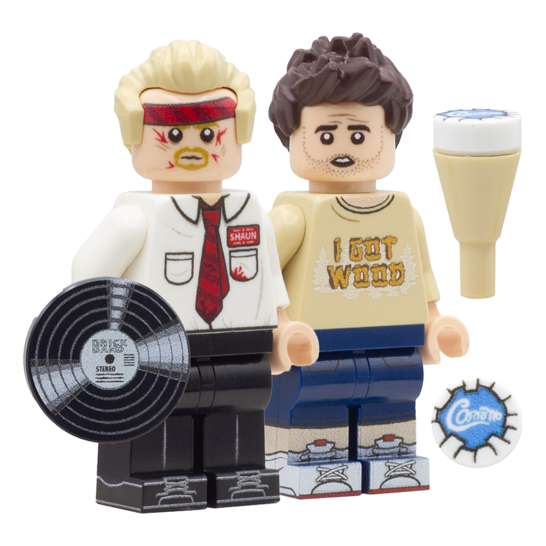 Shaun of the Dead - Custom Design LEGO Minifigures
