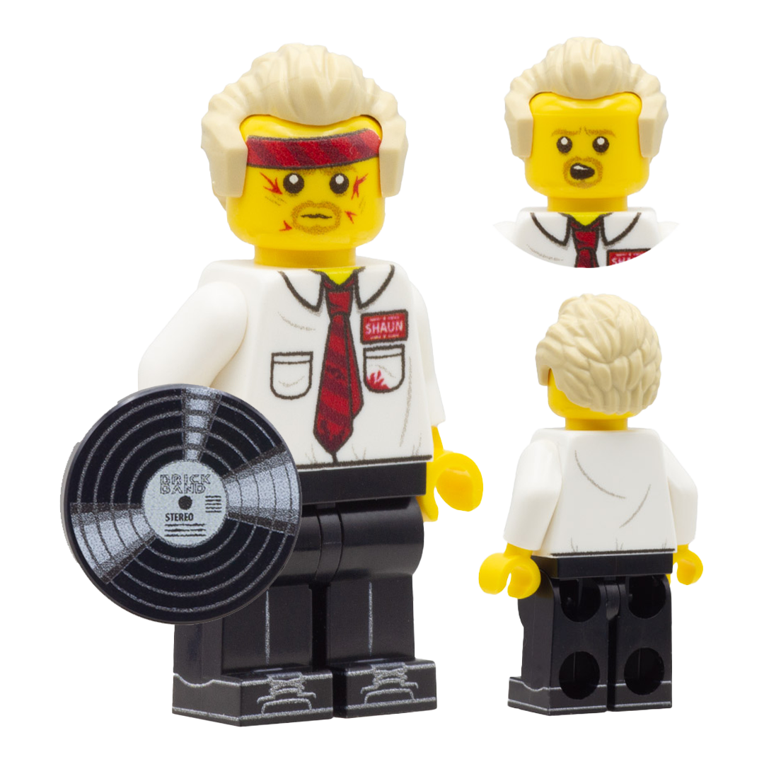 Shaun of the Dead - Custom Design LEGO Minifigures