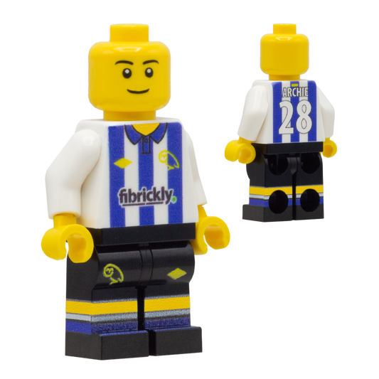 Personalised Sheffield Wednesday Kit - Custom Design Minifigure